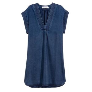L.O.G.G. H&M Dark Blue Denim Tunic Dress